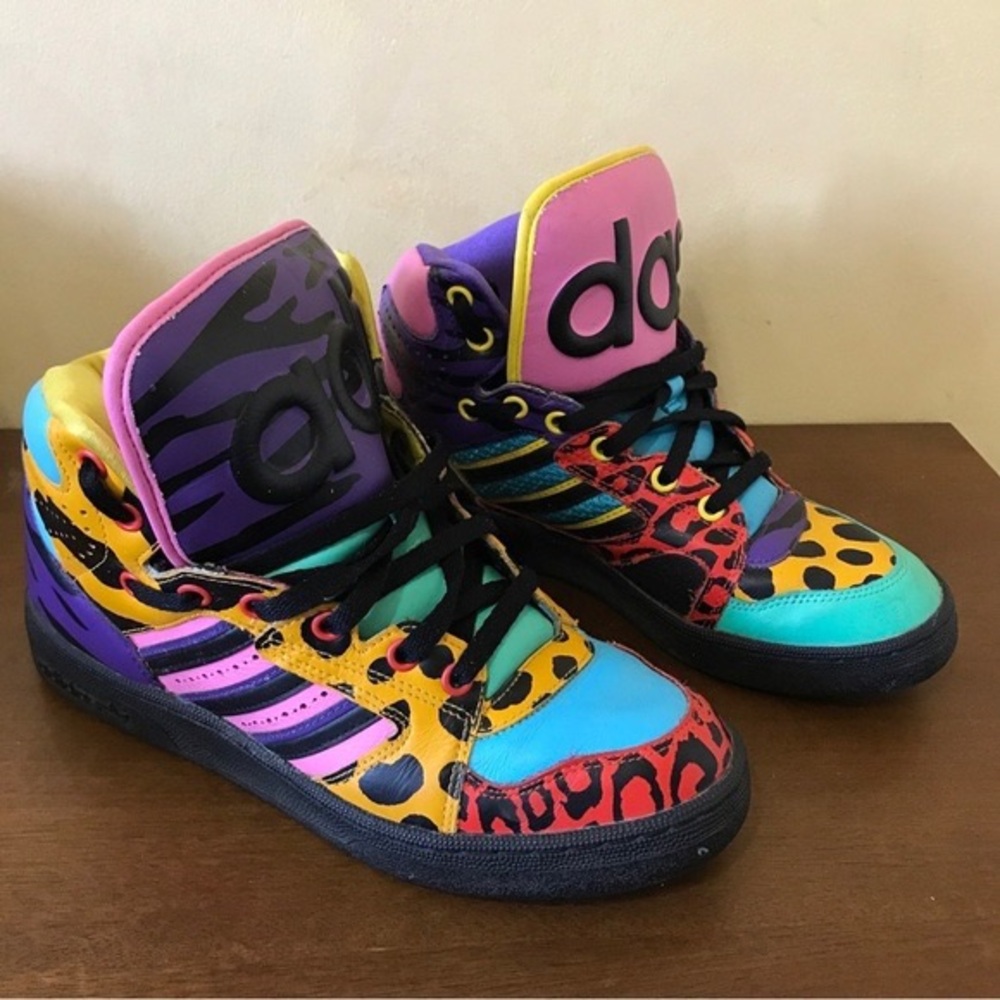 Kids Multi-Color High-Top Sneakers